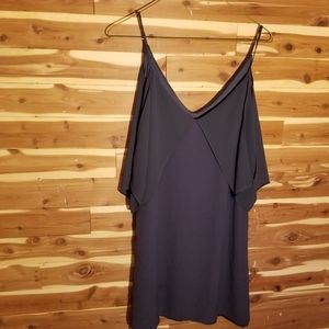 Navy blue mini dress